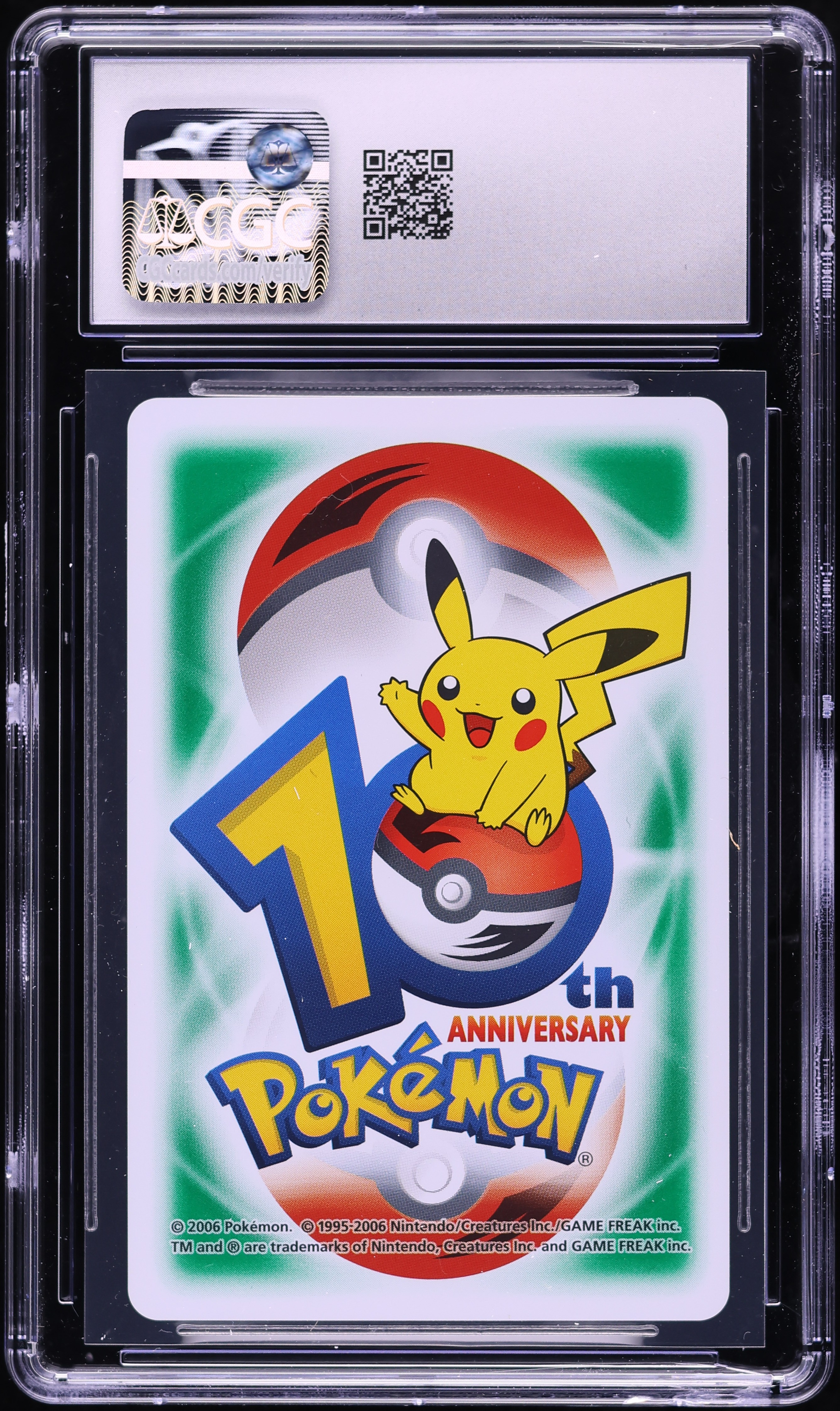 2006 Pokemon Japanese 10th Anniversary Green Deck Green CGC 9.5