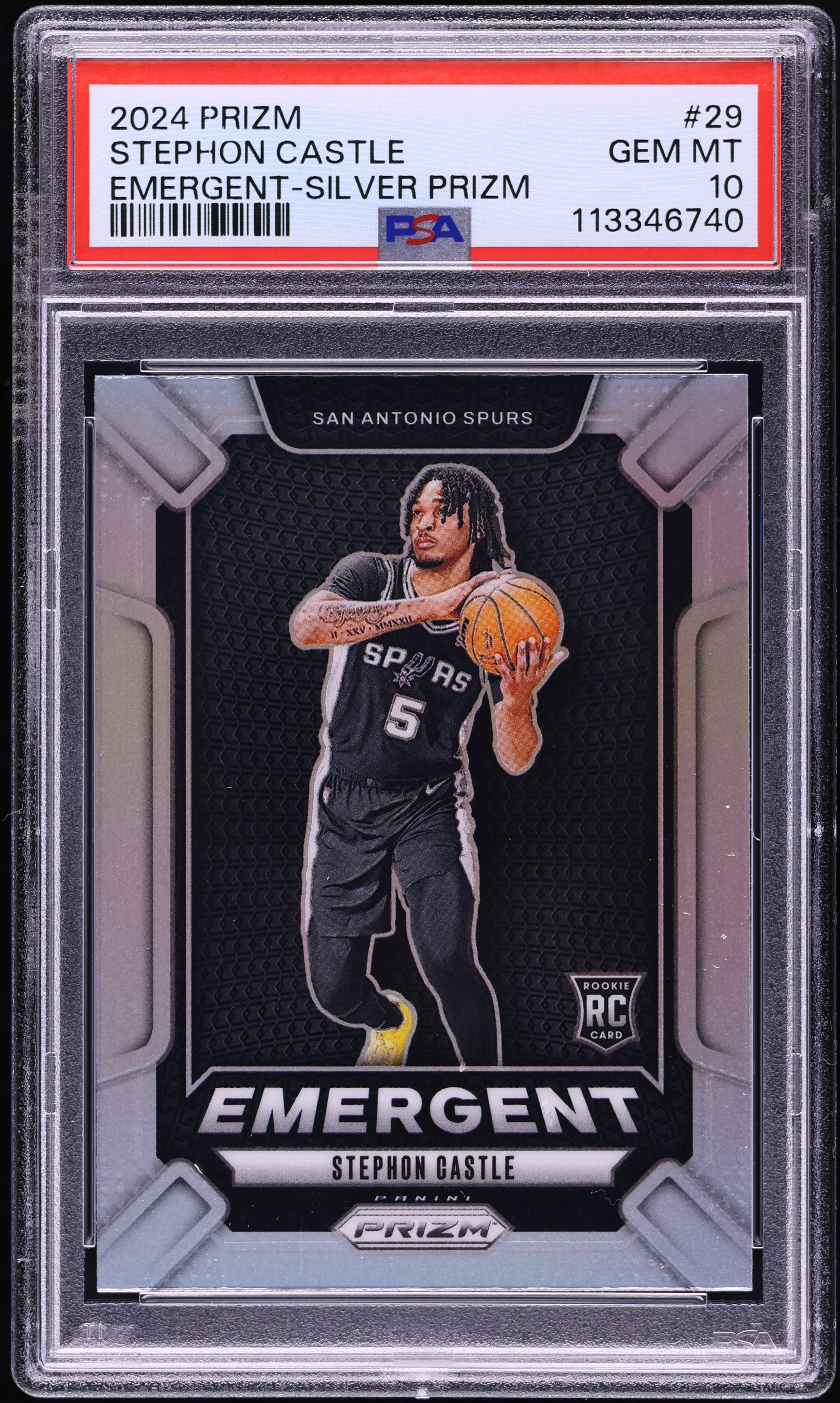 Stephon Castle Draft Prospect 1st Bowman Chrome GEM MT PSA 10