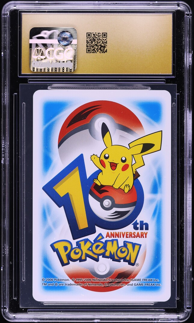 2006 Pokemon Japanese Playing Cards 10th Anniversary Blue Deck Entei CGC 10  on Fanatics Collect
