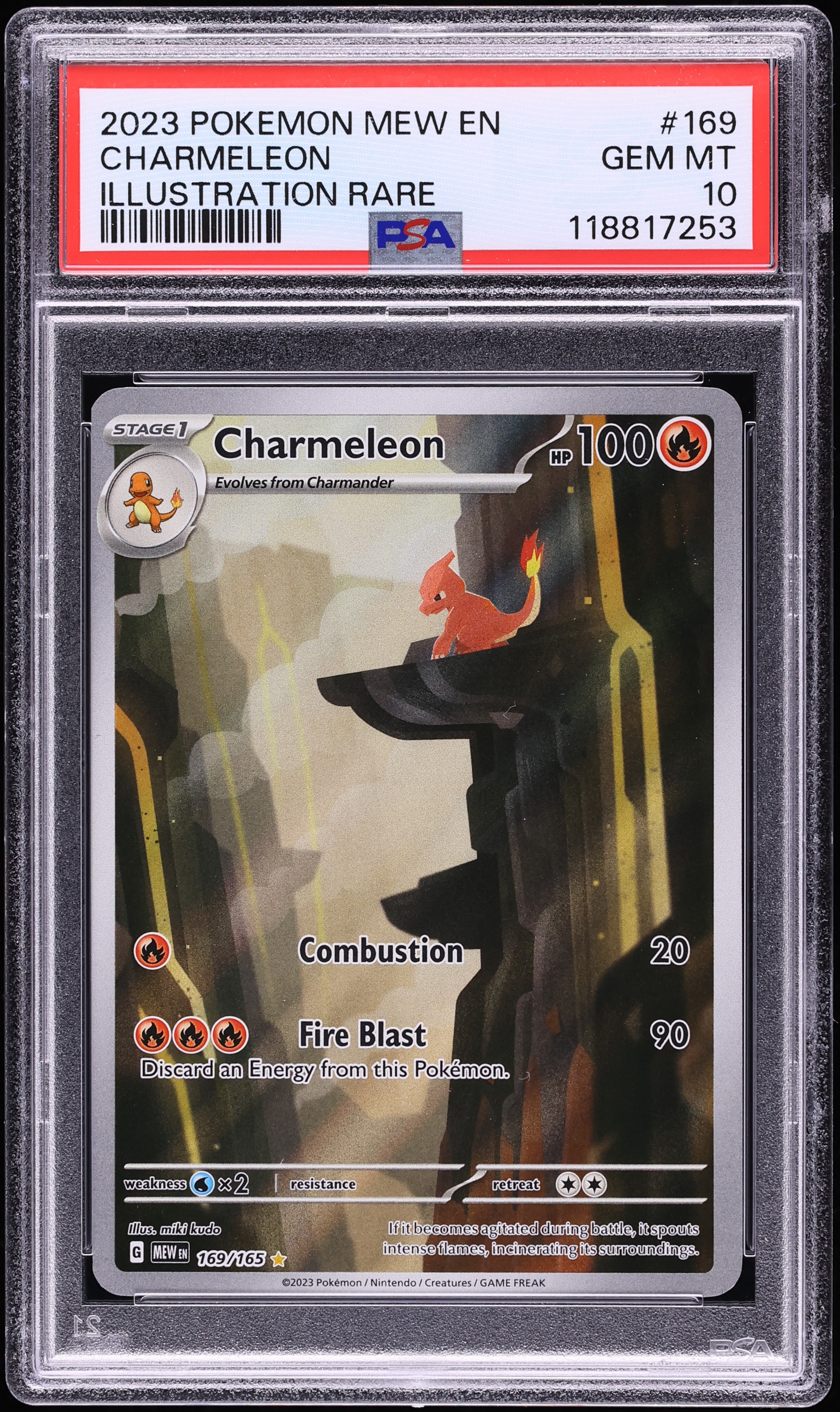 charmeleon pokemon card full art Amazon.com: Pokemon - Charmeleon 169/165 - Pokemon 151 - Illustration Art  Rare main image 0
