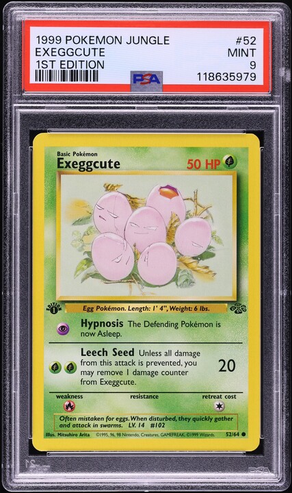 1995 exeggcute pokemon card Exeggcute ( Secret Rare) (102/101) [Black & White: Plasma Blast] Moderately Played Holofoil