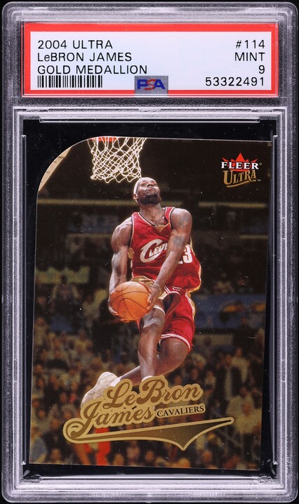 2004 Bowman Chrome Refractor LeBron James /300 #23 BGS 9.5 GEM