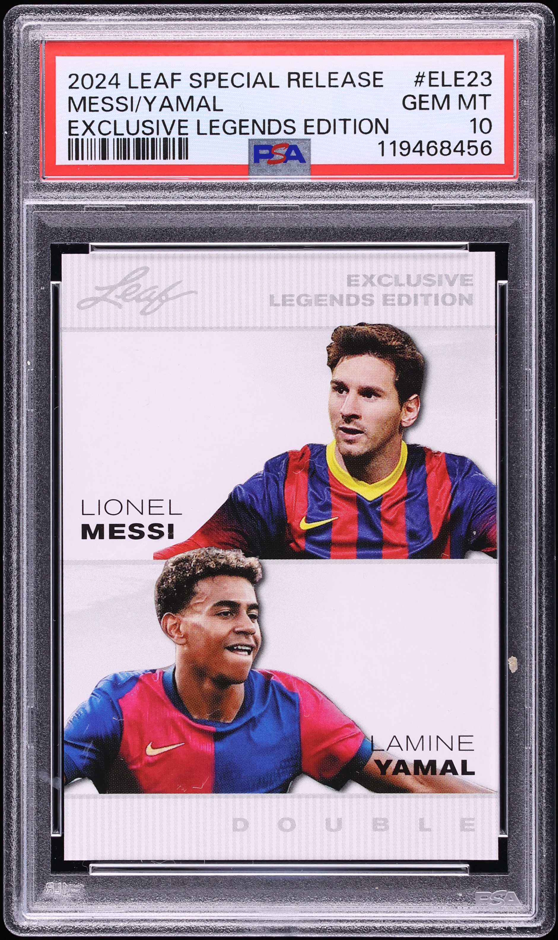 2024 Leaf Special Release Exclusive Legends Lionel Messi Lamine
