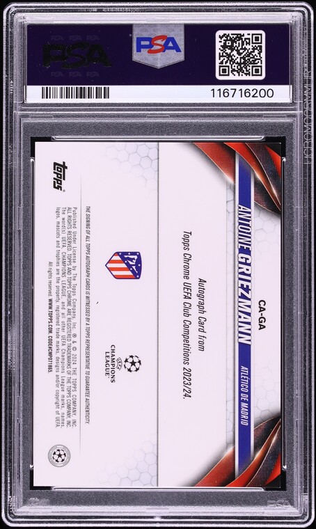 2023 Topps Chrome UEFA Orange Refractor Antoine Griezmann 2023 Topps Chrome UEFA Orange Refractor Antoine Griezmann