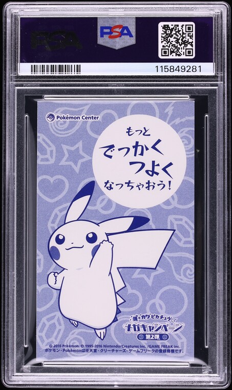 2016 Pokemon Japanese XY Promo MC Business Card Charizard Poncho