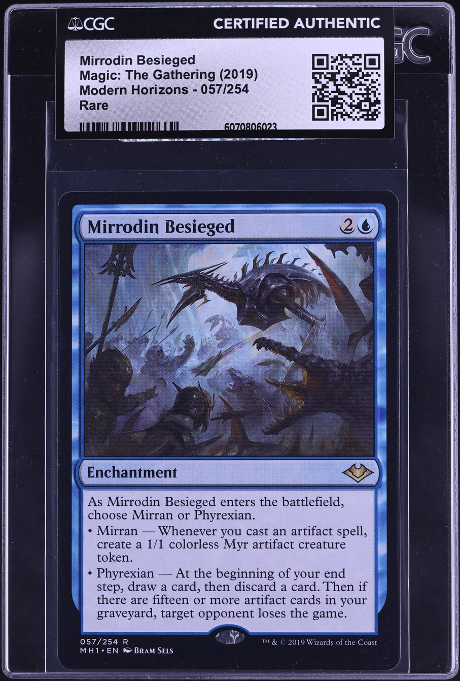2019 Magic The Gathering MTG Modern Horizons Mirrodin Besieged #57 CGC AUTH  on Fanatics Collect