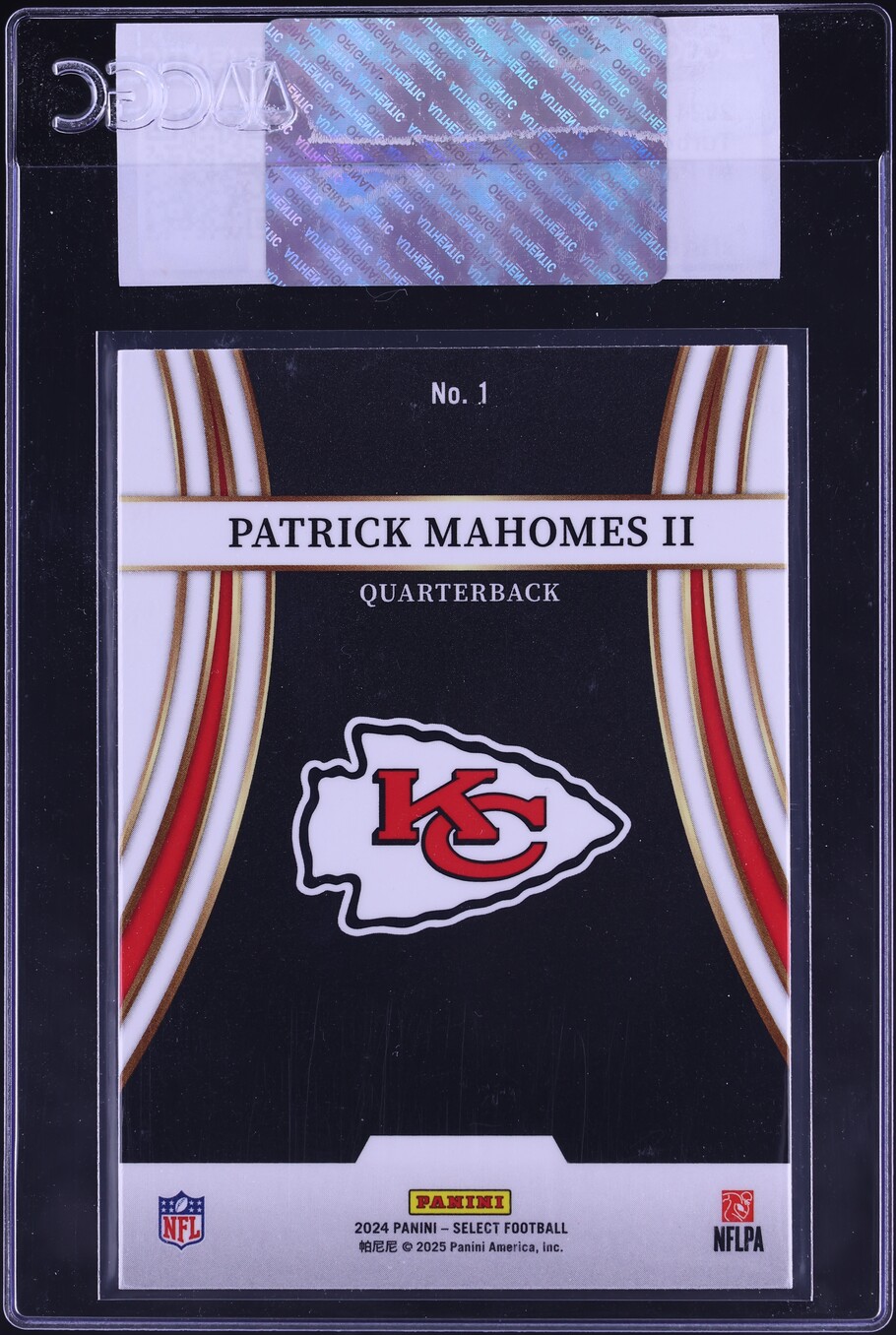 2024 Select Turbocharged Patrick Mahomes II #1 CGC AUTH