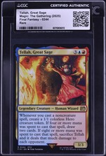 mtg final fantasy tellah Tellah, Great Sage (Foil) (FIN) sacrifice Tellah and it deals that much damage to each opponent. Tellah, Great Sage - Final
