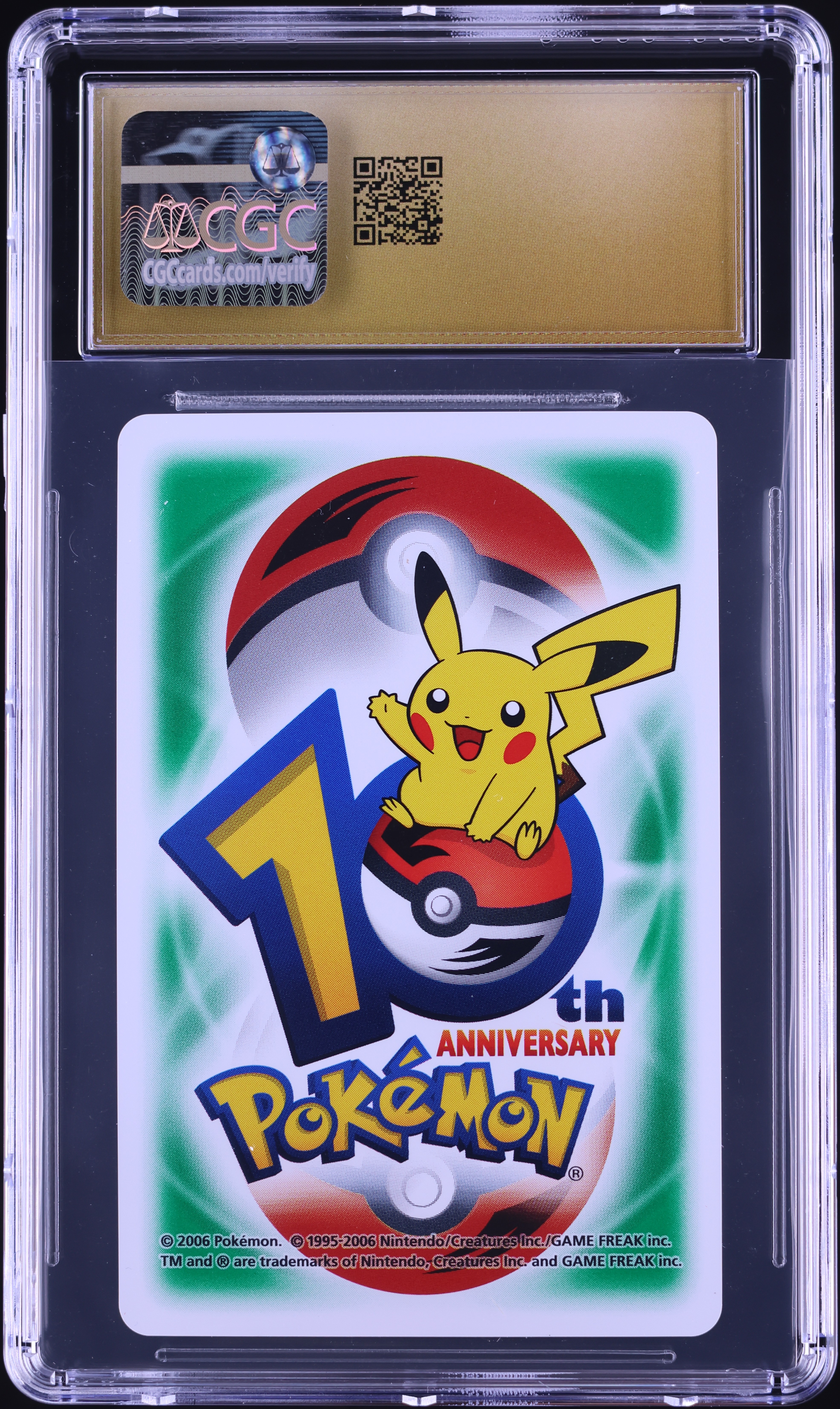 2006 Pokemon Japanese Playing Cards 10th Anniv Green Ursaring