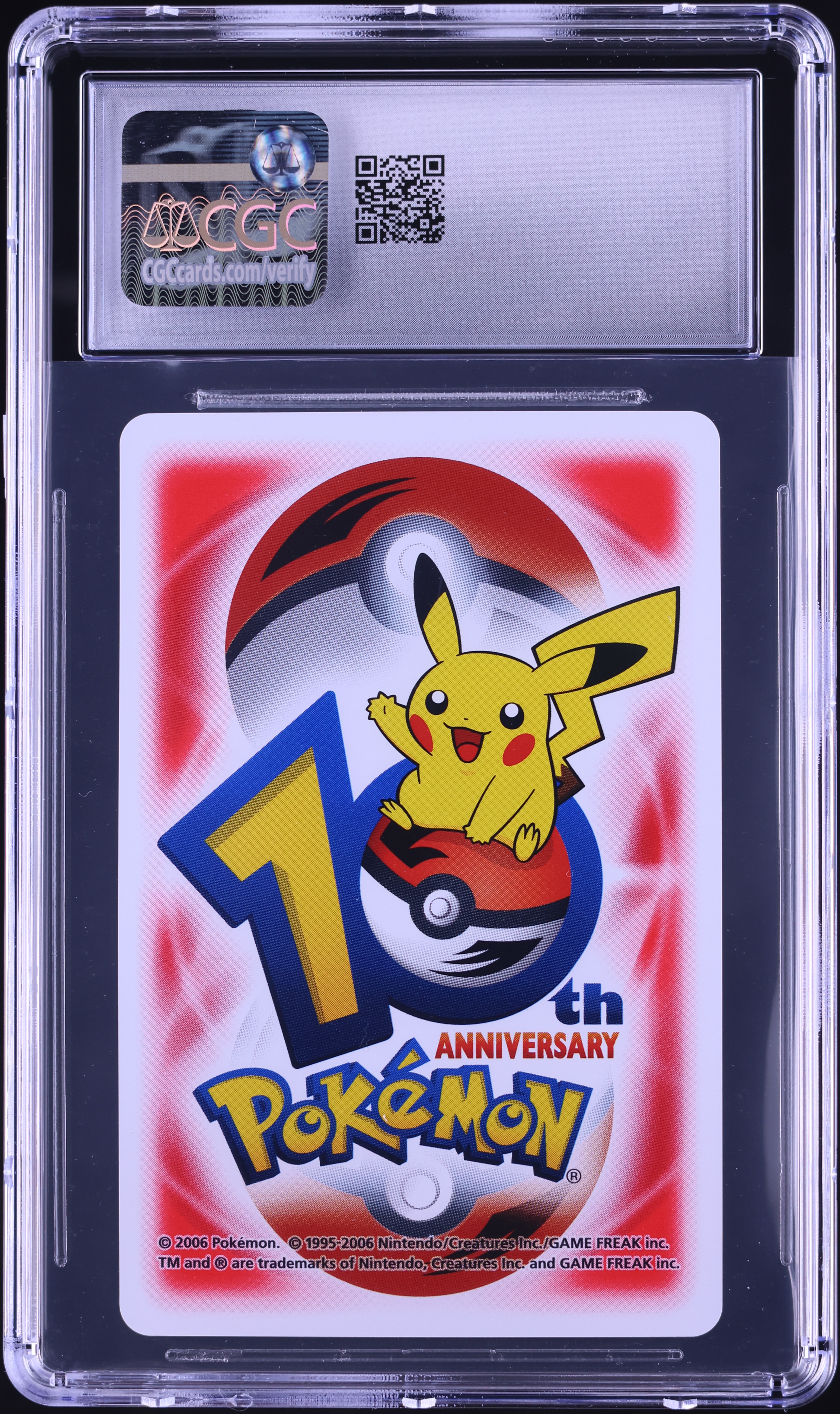 2006 Pokemon Japanese Playing Cards 10th Anniv. Red Butterfree Evo. Line  CGC 9.5