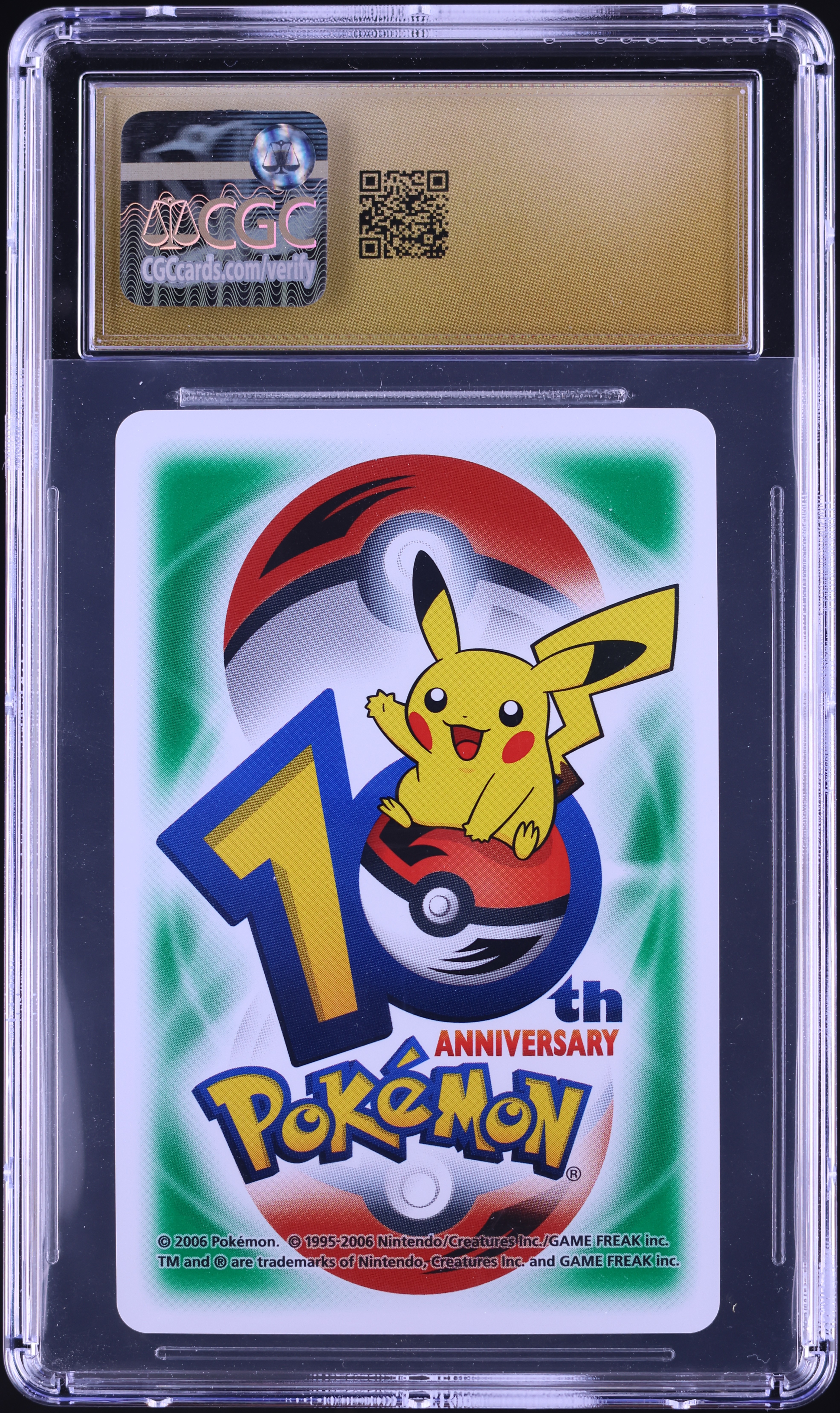 2006 Pokemon Japanese Playing Cards 10th Anniv. Green Alakazam Evo