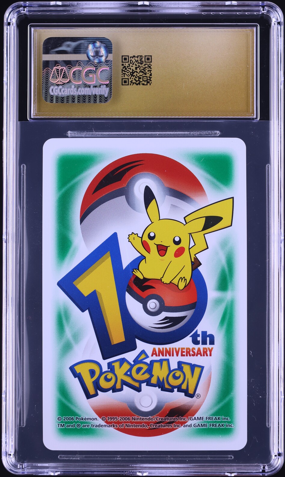 2006 Pokemon Japanese Playing Cards 10th Anniv. Green Gardevoir