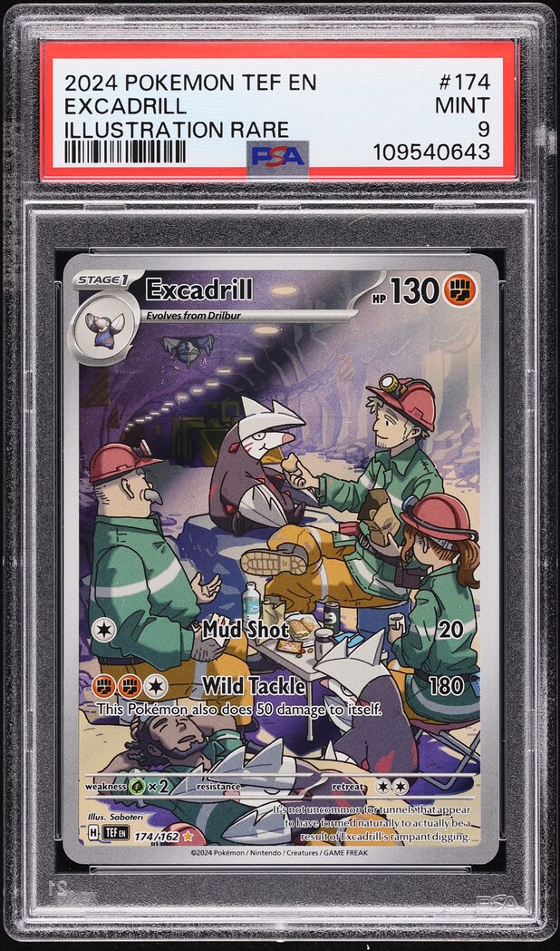 2024 Pokemon Scarlet & Violet Temporal Forces IR Excadrill #174