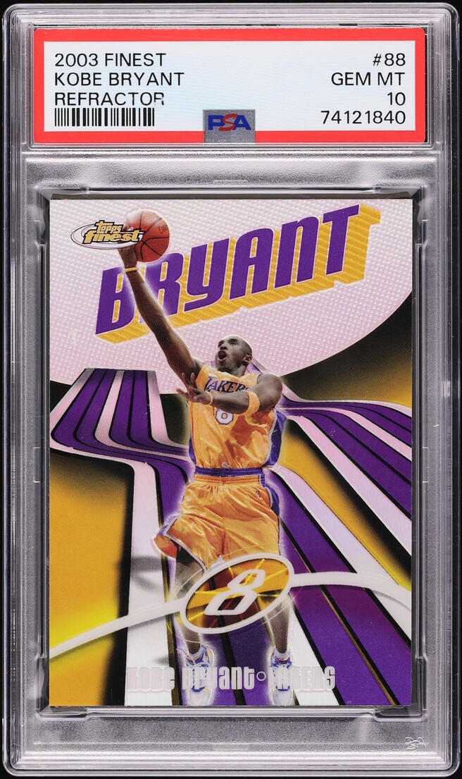 2003 Finest Refractor Kobe Bryant /250 #88 PSA 10 GEM MINT