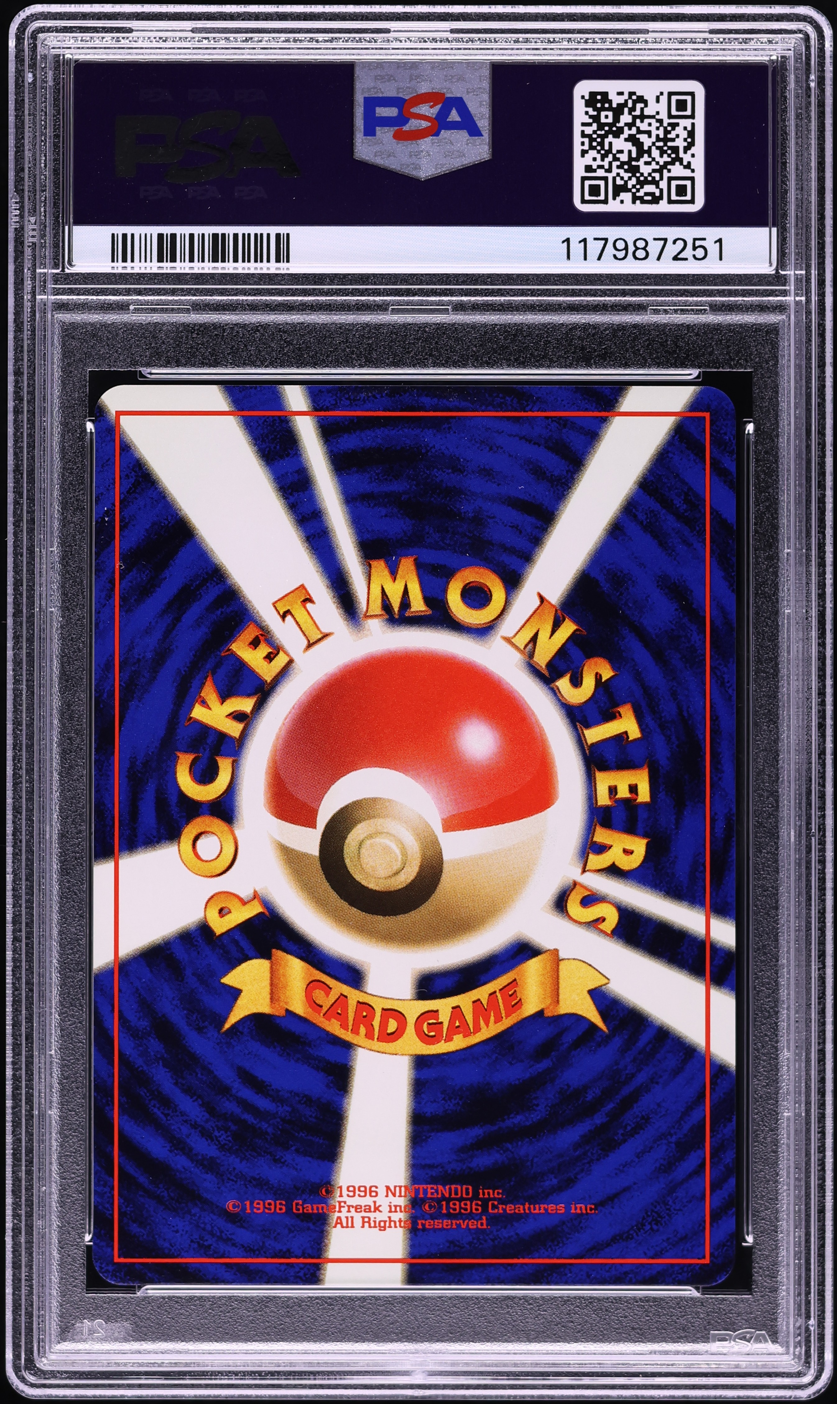 2000 Pokemon Japanese Neo Premium File Holo Meganium #154 PSA 10