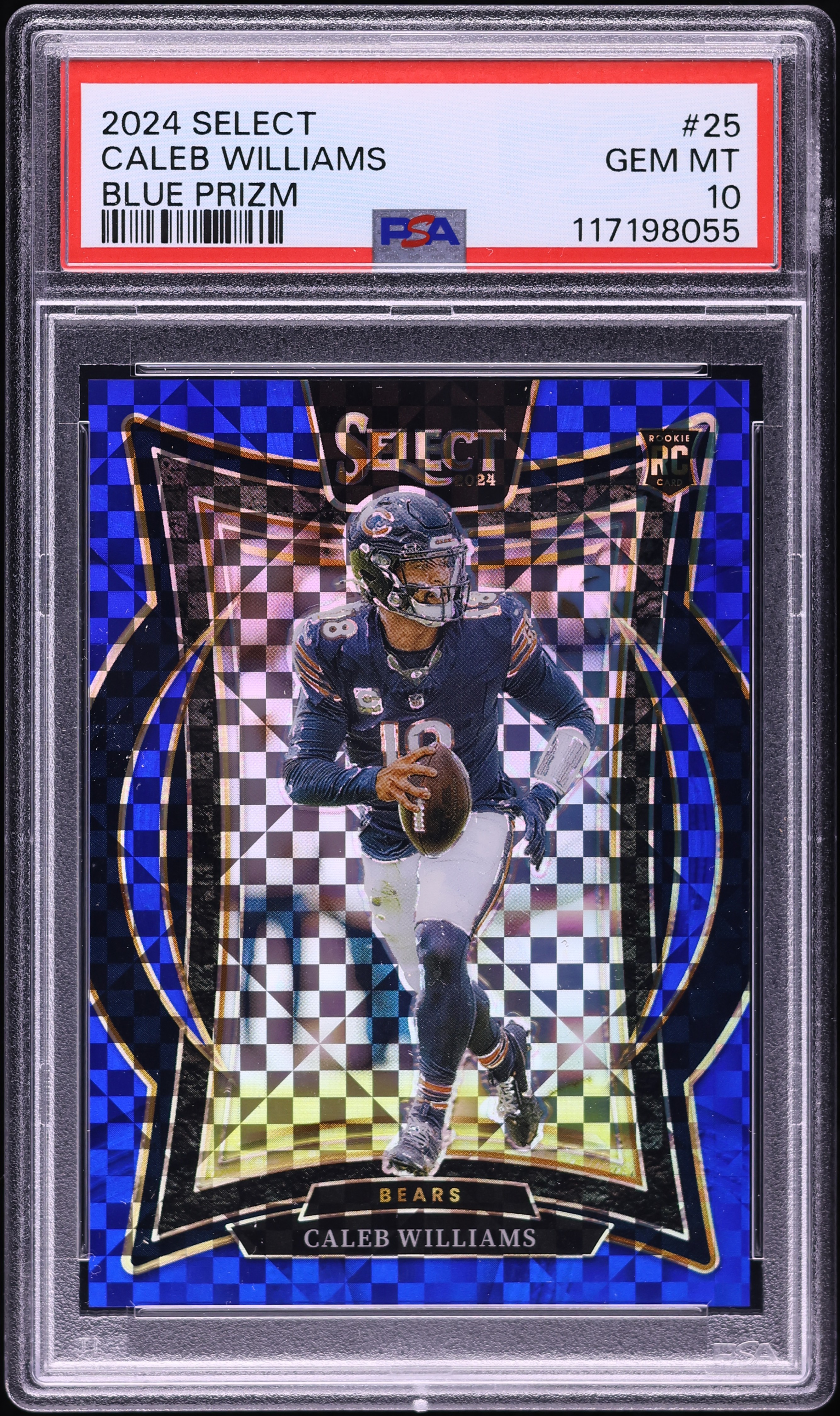 2024 Select Concourse Blue Prizm Caleb Williams ROOKIE /249 #25