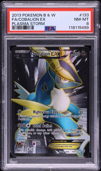 pokemon card cobalion ex SR 101/083 M4 Ninja Spinner Japanese Age Group Cobalion Ex Full Art Plasma