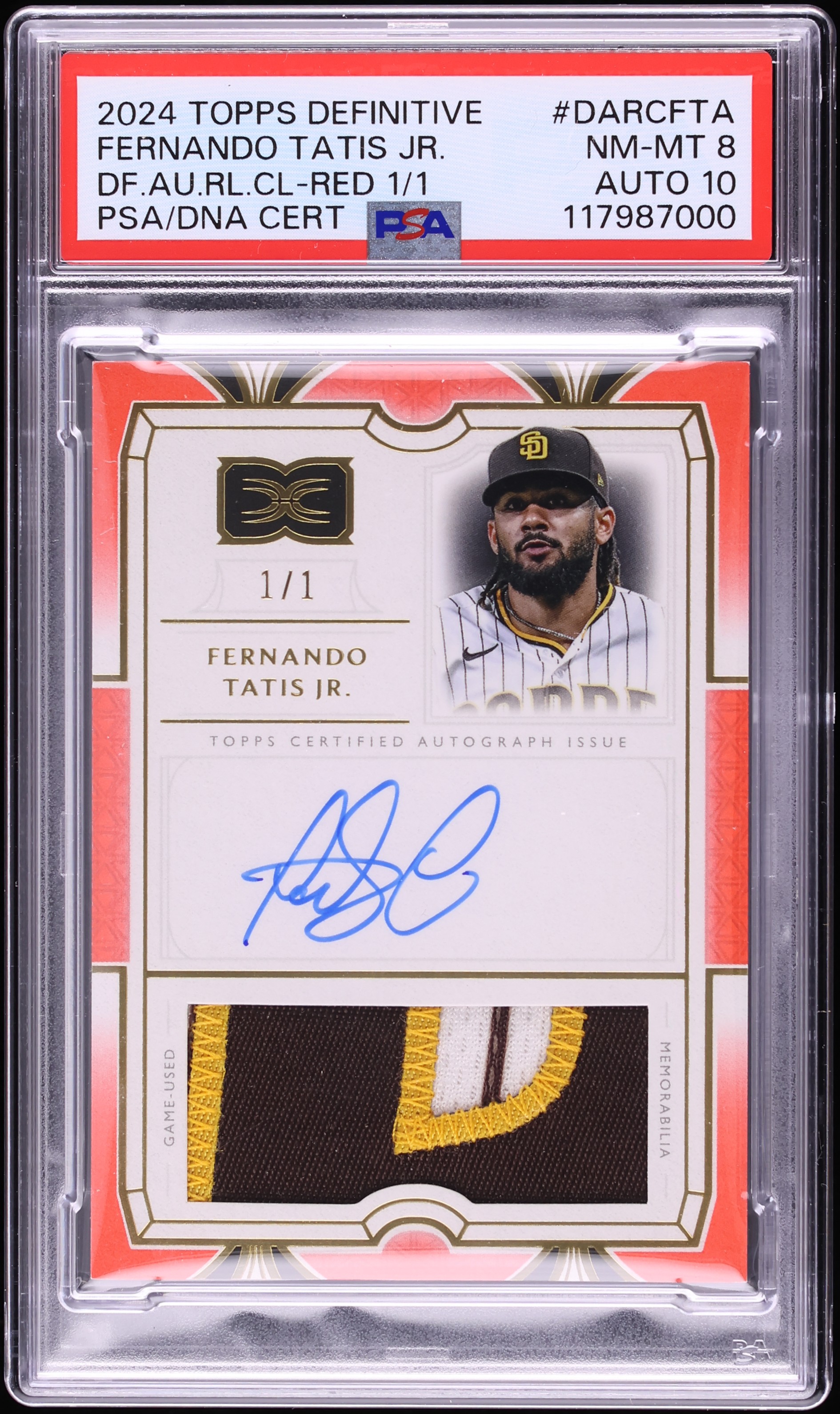 Topps Dynasty Tatis Jr. タティス auto サイン topps auto tatis jr 
