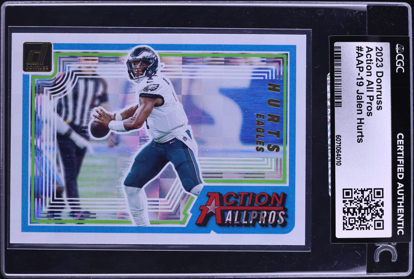 2023 Donruss Action All Pros Jalen Hurts #AAP-19 CGC AUTH