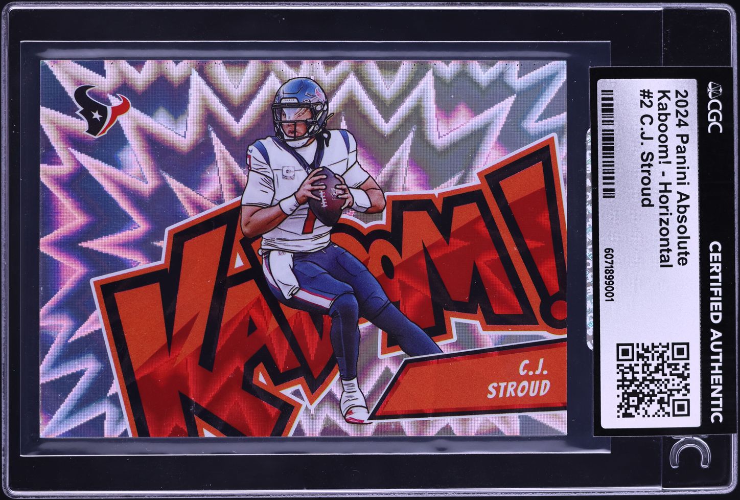 2024 Absolute Kaboom! Horizontal C.J. Stroud #2 CGC AUTH