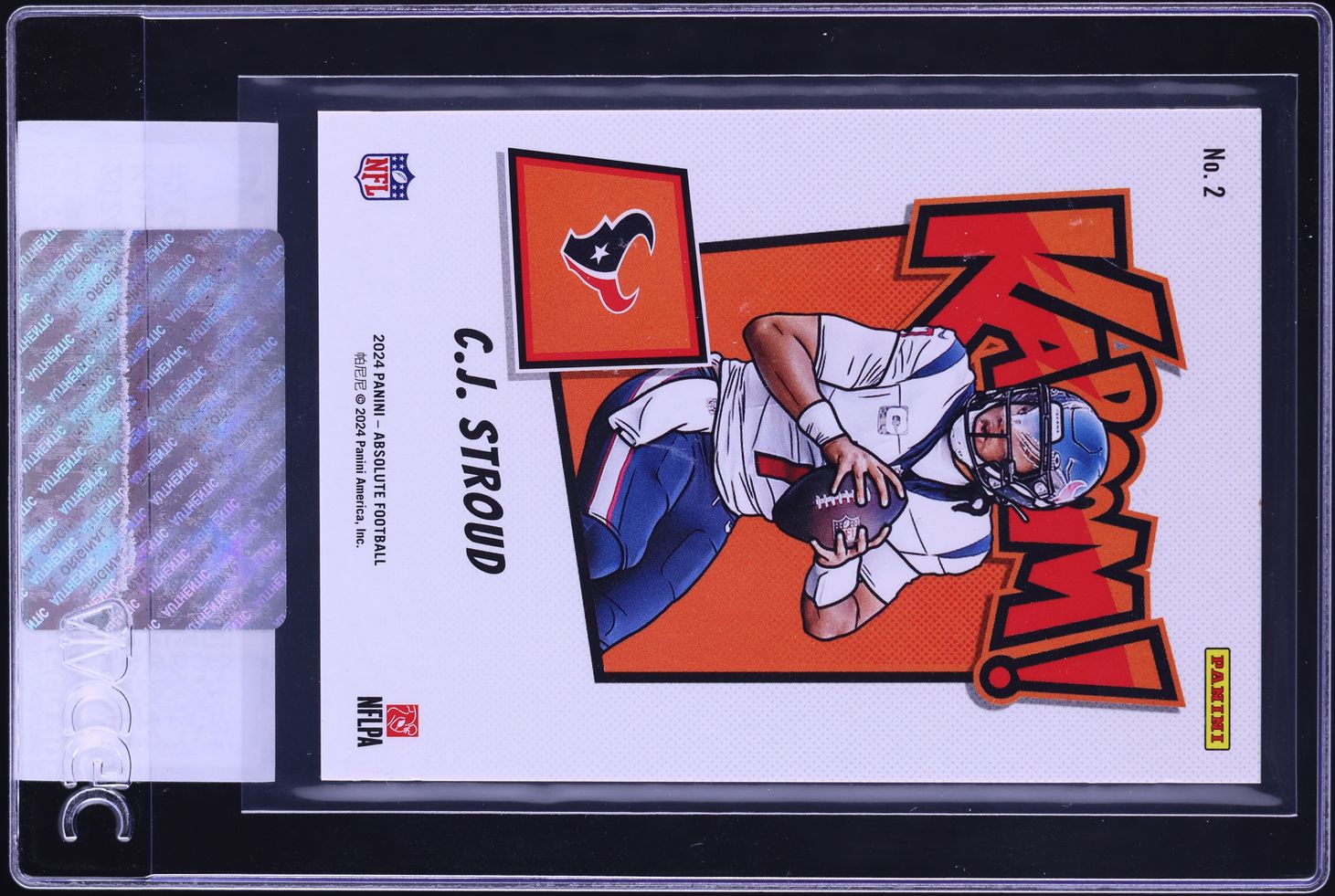2024 Absolute Kaboom! Horizontal C.J. Stroud #2 CGC AUTH