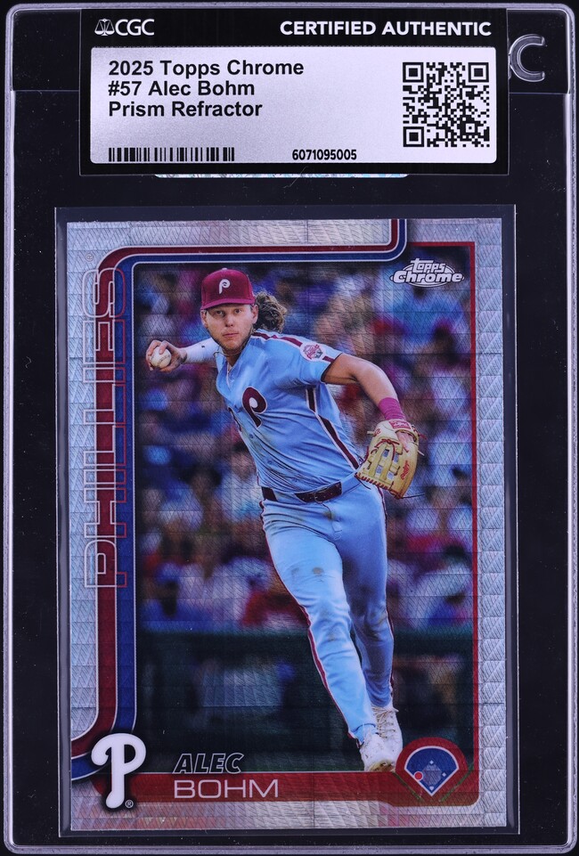 2018 Bowman Chrome Draft Alec Bohm PROSPECT #BDC-25 PSA 10 GEM