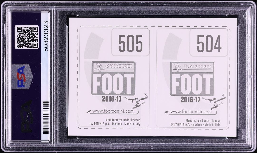 2016 Panini Foot Corentin Jean & Kylian Mbappe ROOKIE #504/505 PSA 10 GEM MINT