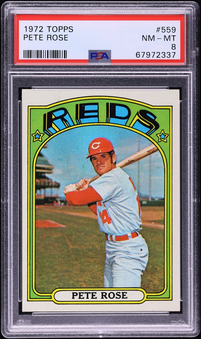 1972 Topps Pete Rose #559 PSA 8 NM-MT
