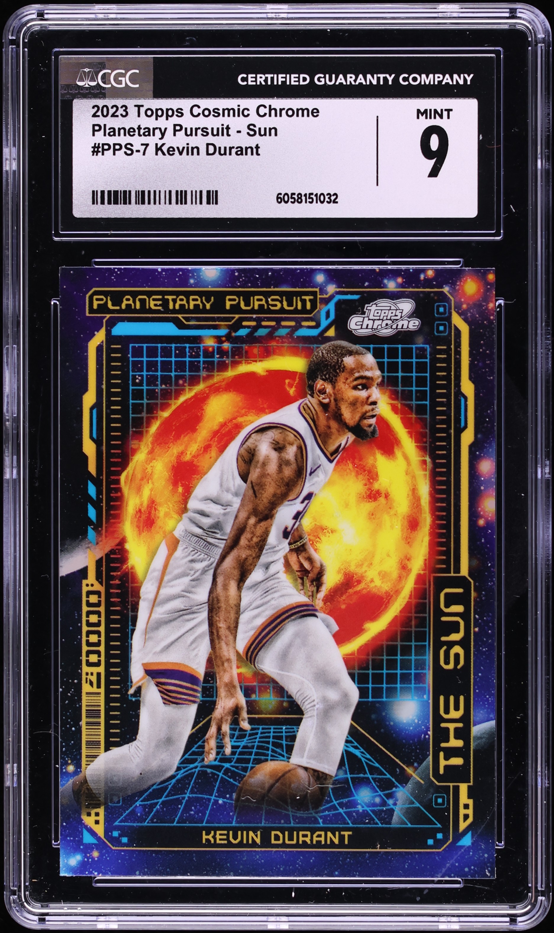 2023 Topps Cosmic Chrome Planetary Pursuit Sun Kevin Durant #PPS-7