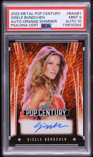 2025 Leaf Metal Collection Orange Shimmer Olivia Dunne AUTO /7 #SD