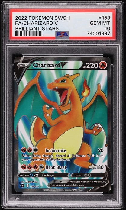 2020 Pokemon Japanese SWSH Shiny Star V Shiny Charizard V #307 PSA