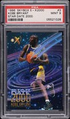 1996 Skybox E-X2000 Star Date 2000 Kobe Bryant ROOKIE #3 PSA 9