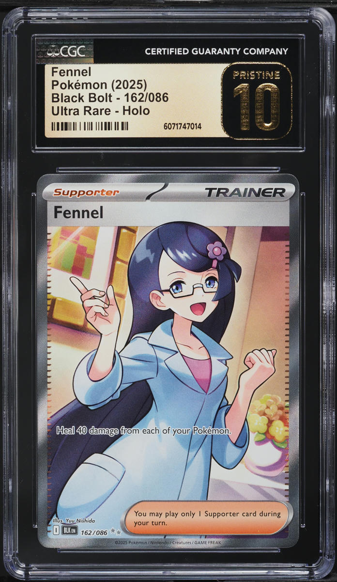 fennel pokemon card - 162/086 Full Art Ultra Rare Trainer Part of the community Fennel 162/086 Sv: Black Bolt