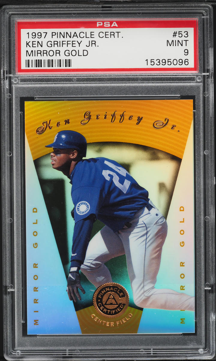 1997 Pinnacle Certified Mirror Gold Ken Griffey Jr. #53 PSA 9 MINT