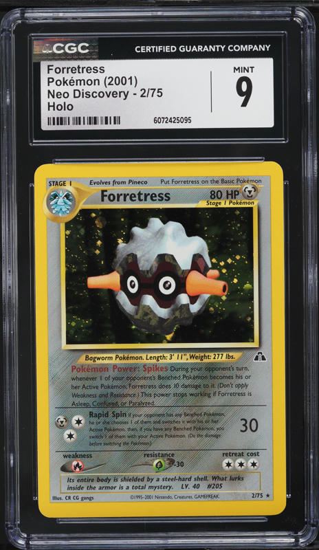 2001 pokemon cards value This is a nice example of a 2001 Neo Discovery Pokemon TCG Graded Card: 2001