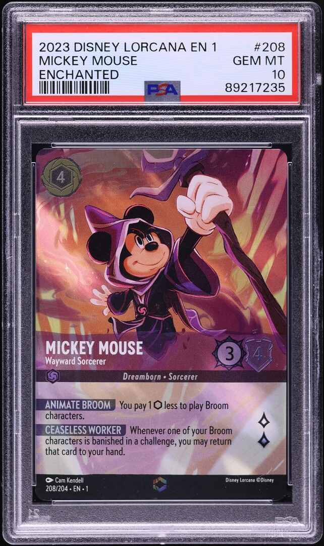 2023 Disney Lorcana First Chapter Enchanted Mickey Mouse Wayward