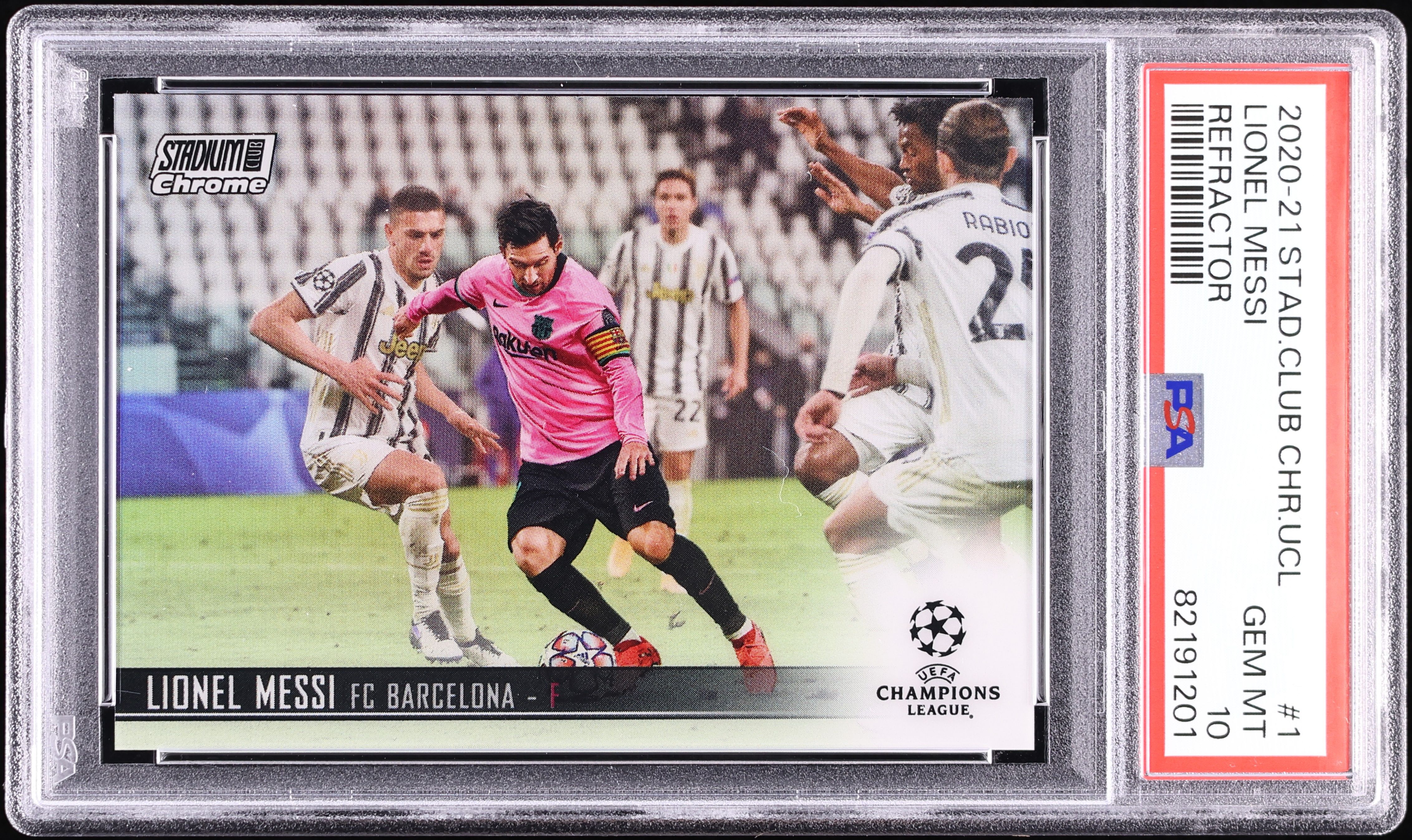 RARE Lionel Messi 2020 Leaf Stars Soccer Card #LS-02 – MINT