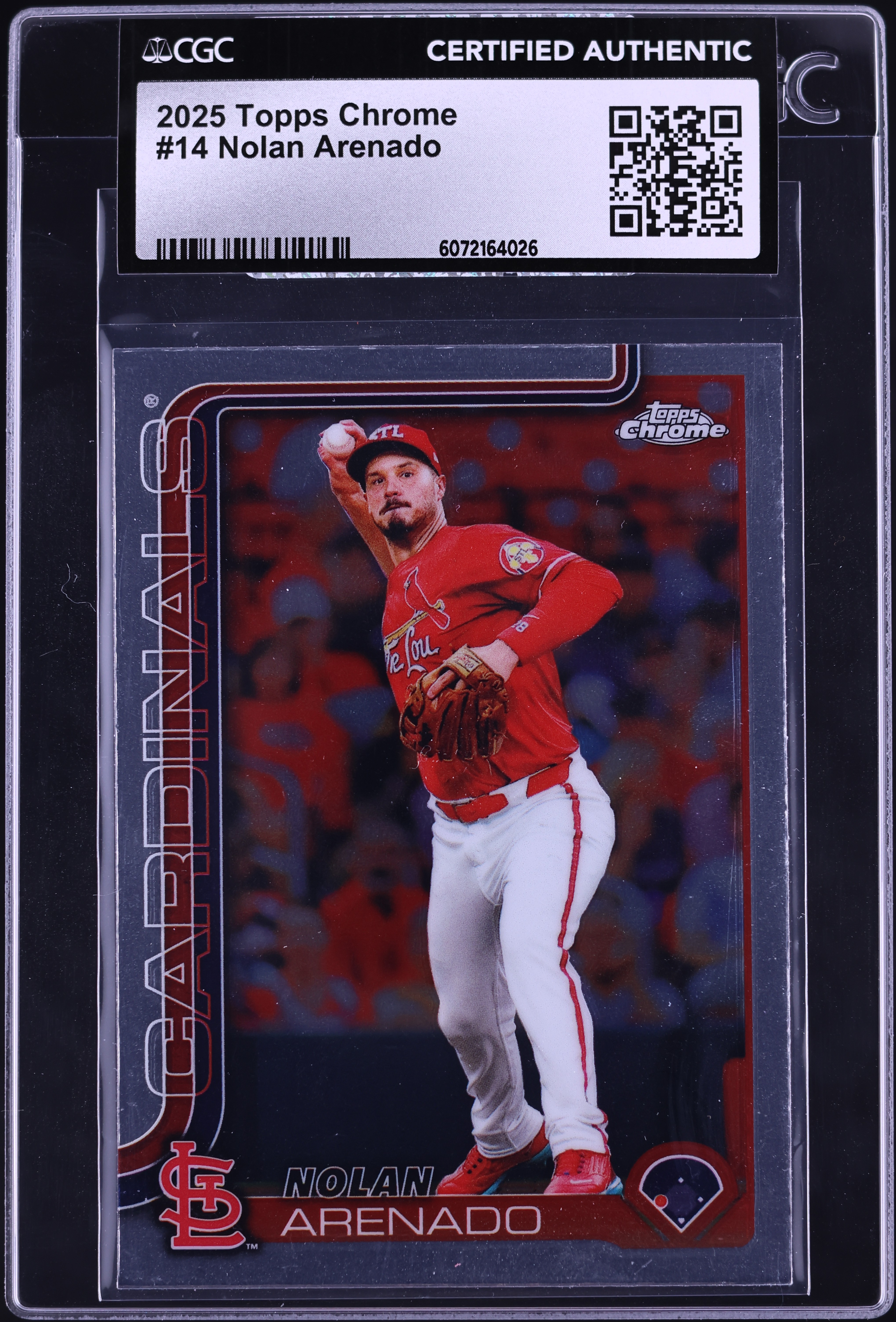 2025 Topps Chrome Nolan Arenado #14 CGC AUTH on Fanatics Collect