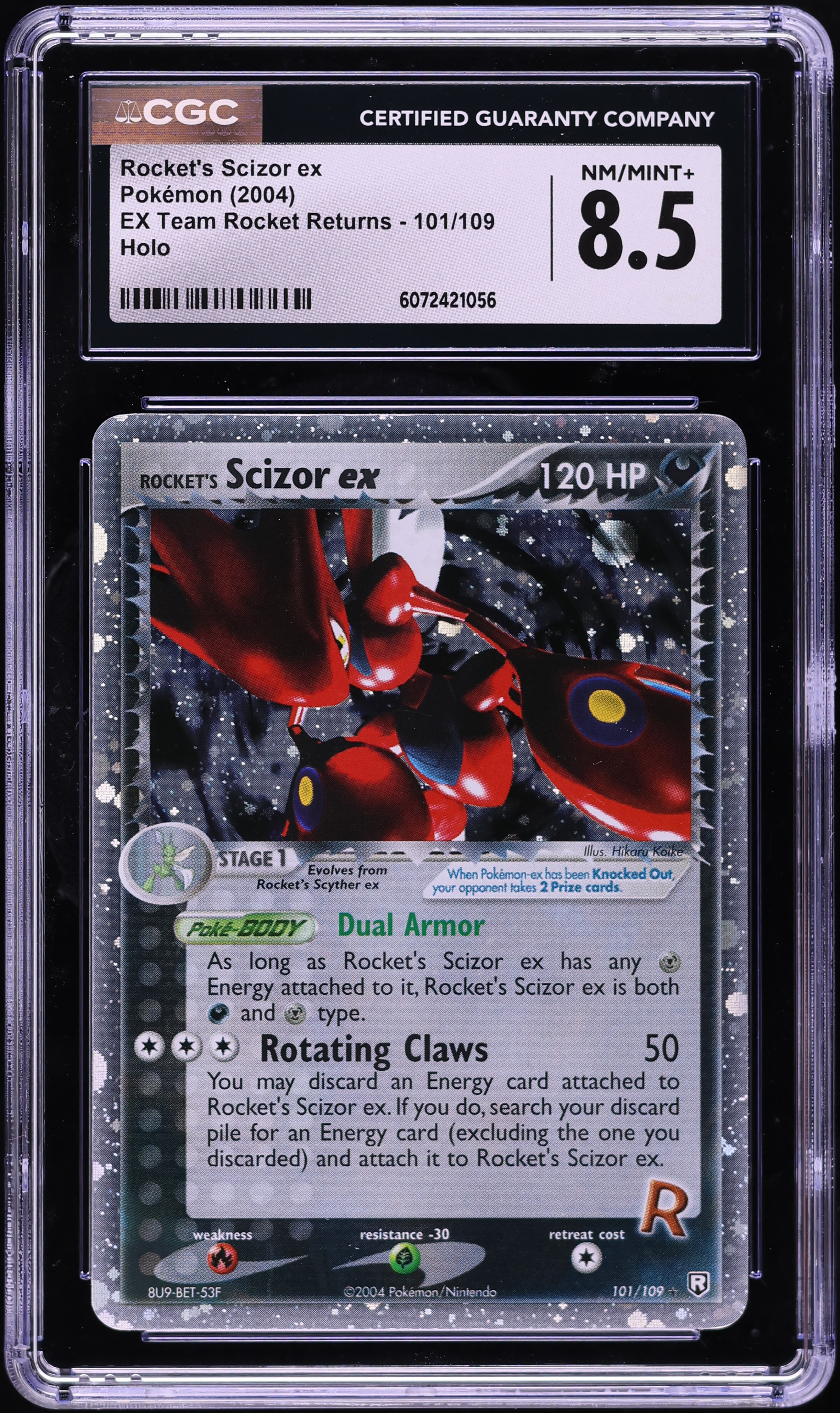 Carte Pokémon Rocket's Zapdos Ex 063/084 - Team Rocket Returns - Holo Rare - Japonais - état Moderément Joué