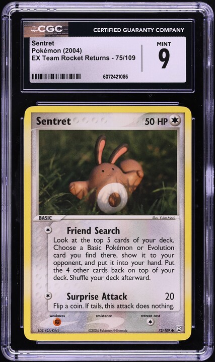sentret pokemon card value 135/189 x4 - DAA Promo Retreat cost 2006 Pokemon Card Sentret 50