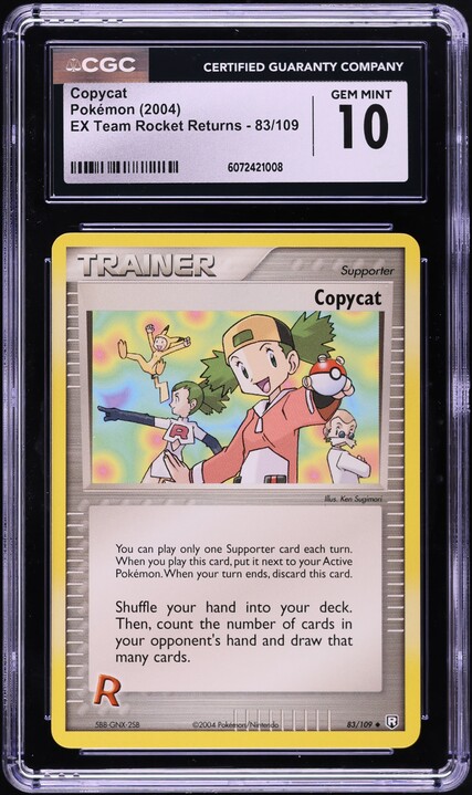 2004 Pokemon EX Team Rocket Returns Copycat #83 CGC 10 GEM MINT