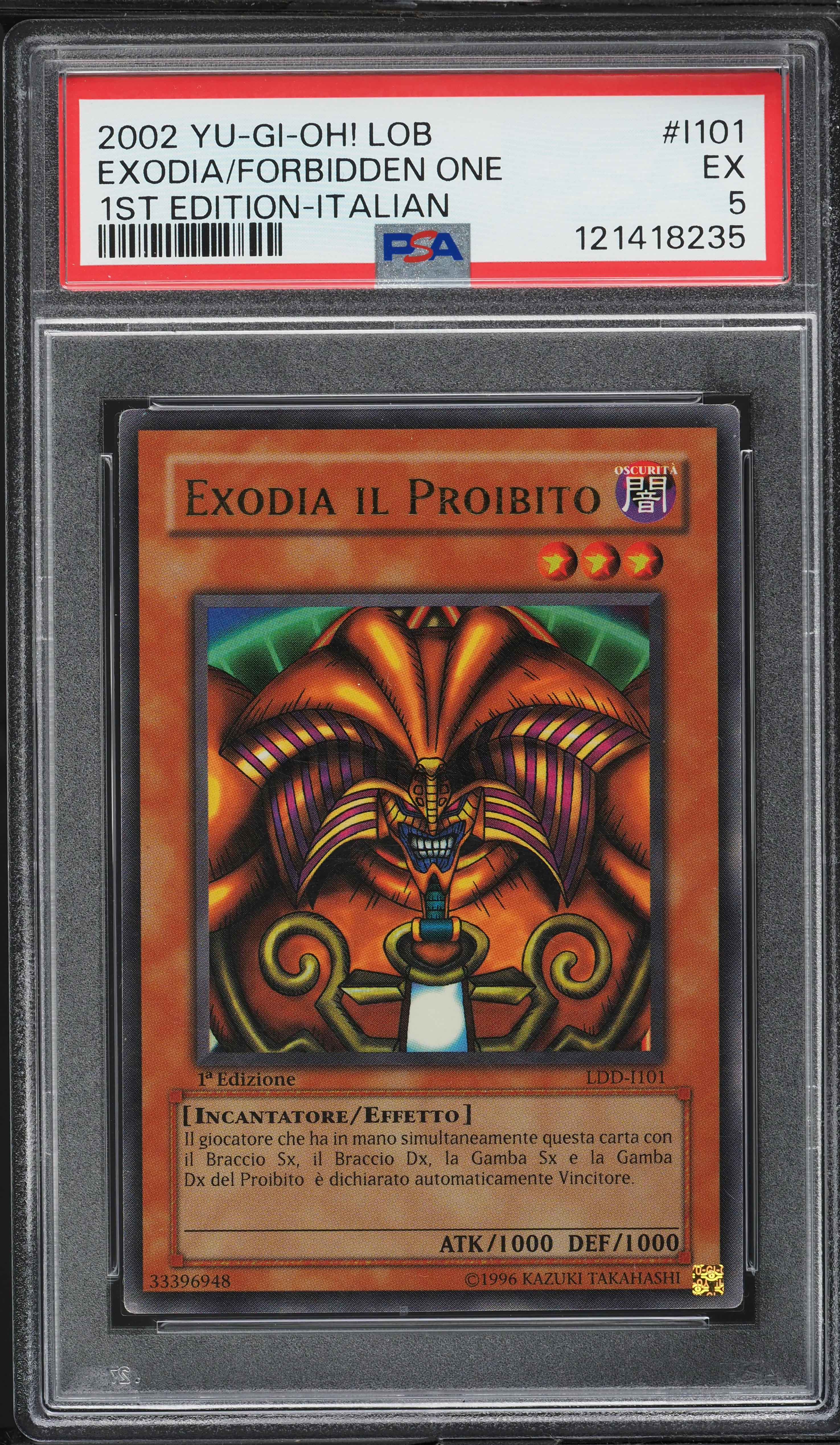 YuGiOh Promo 5-Card Set Exodia the Forbidden One YuGiOh Promo 5-Card Set Exodia the Forbidden One