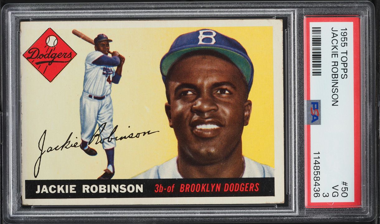1955 Topps Jackie Robinson #50 PSA 3 VG