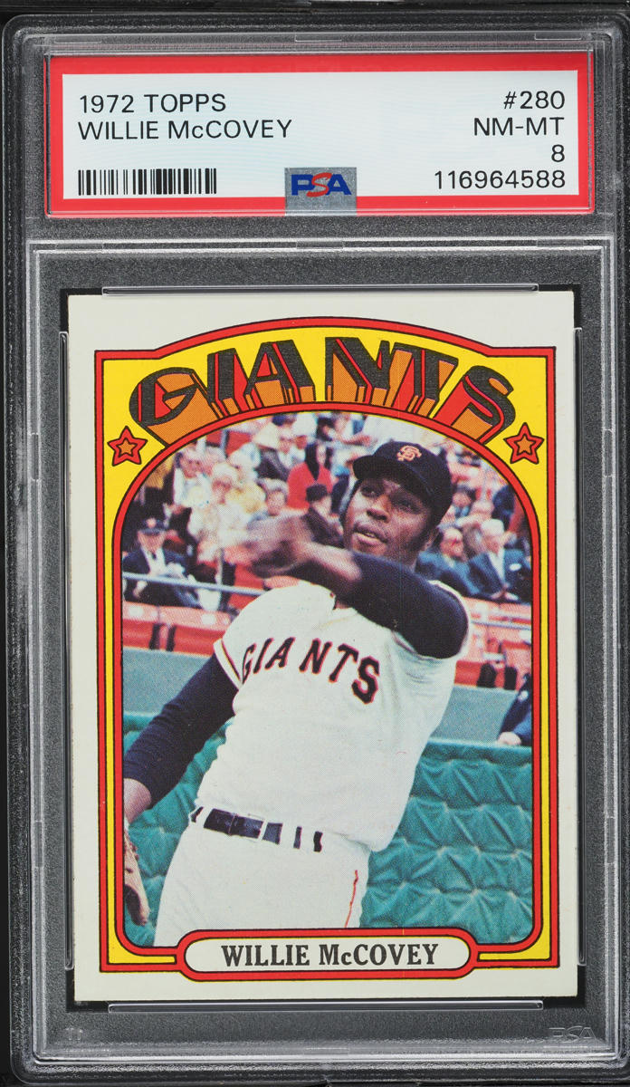 1972 Topps Willie McCovey #280 PSA 8 NM-MT