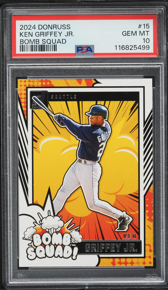 2024 Donruss Bomb Squad Ken Griffey Jr. #15 PSA 10 GEM MINT
