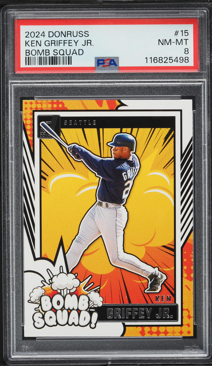 2024 Donruss Bomb Squad Ken Griffey Jr. #15 PSA 8 NM-MT