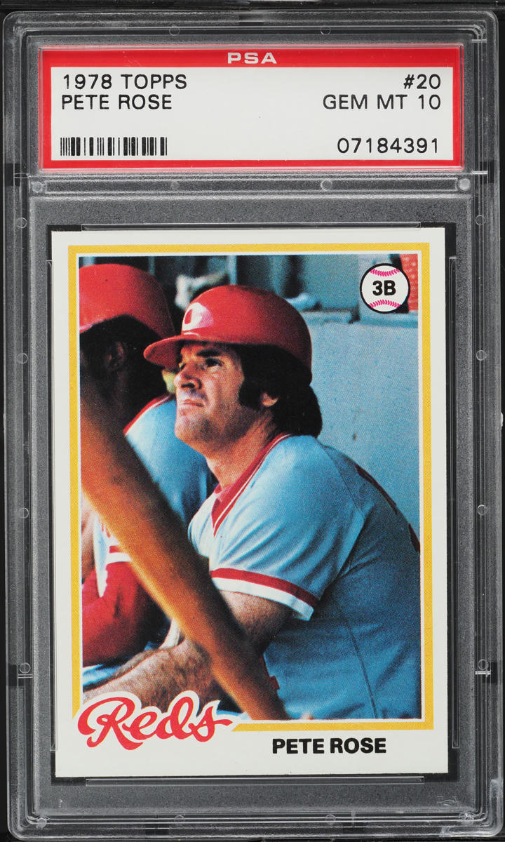 1978 Topps Pete Rose #20 PSA 10 GEM MINT