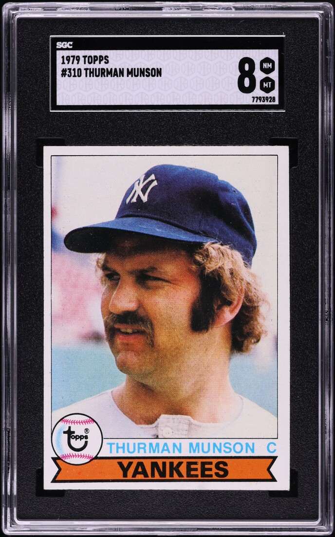 1979 Topps Thurman Munson #310 SGC 8 NM-MT