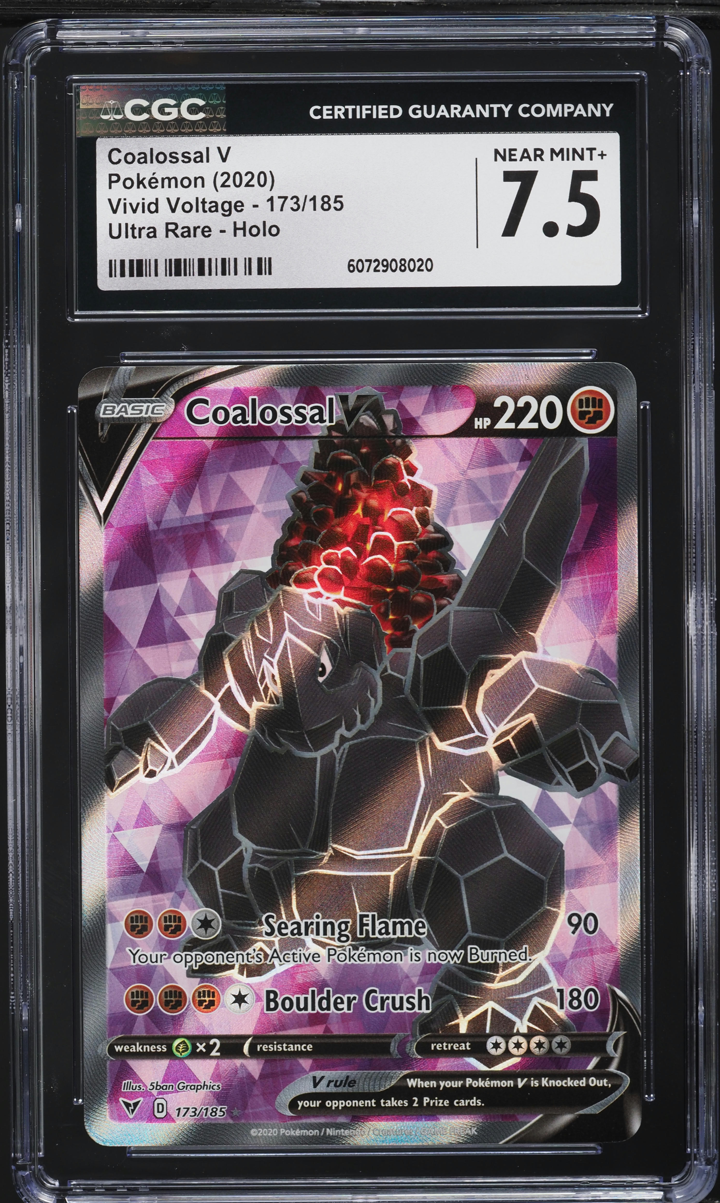 pokemon card coalossal Amazon.com: Pokemon Vmax Card Set - Coalossal VMAX 99/185 & Coalossal V  98/185 - Vivid Voltage