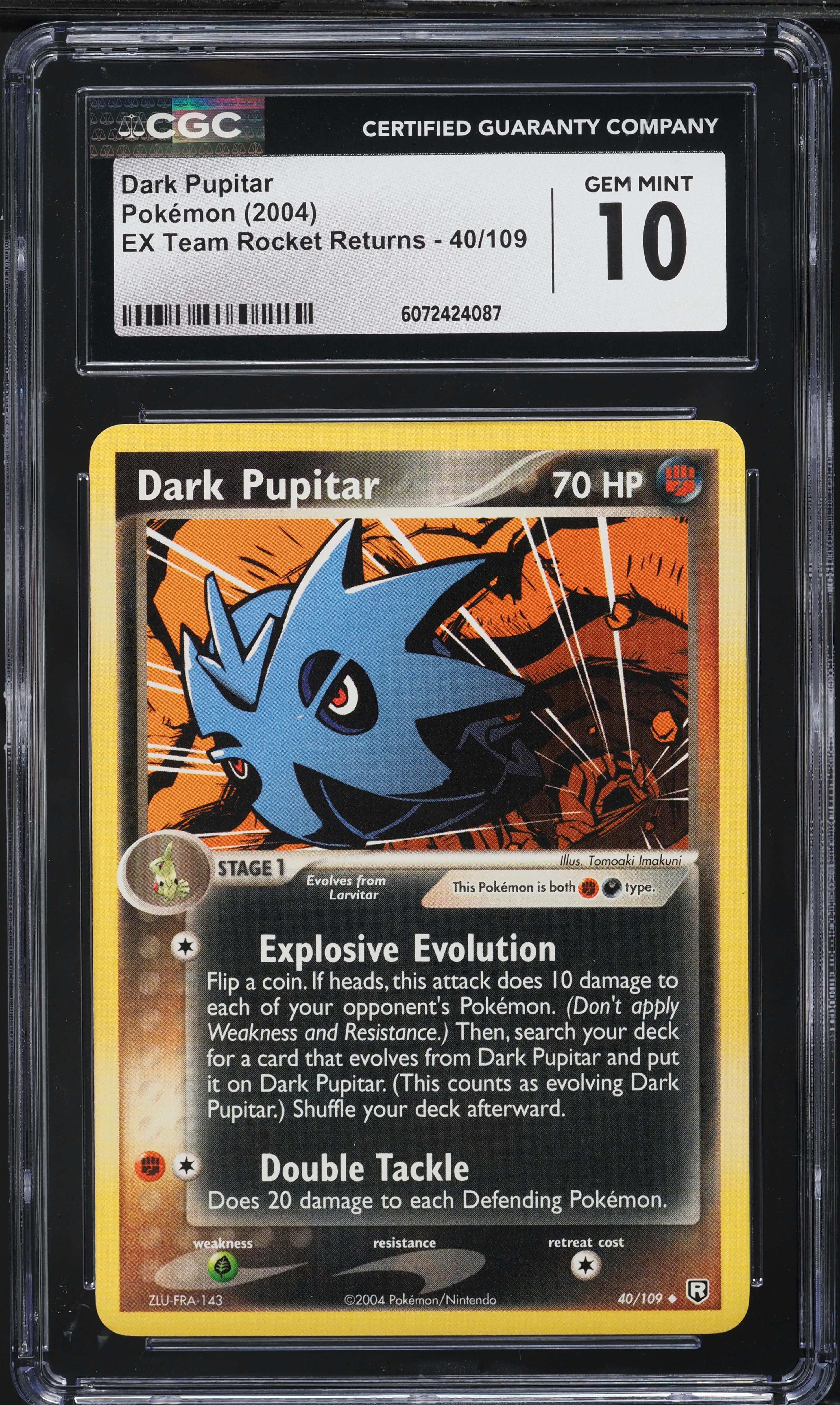 dark pupitar pokemon card Pupitar - SWSH03: Darkness Ablaze